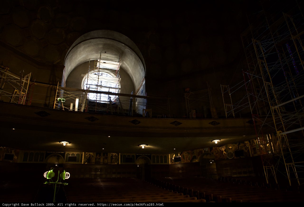 Inside View of a Cathedral Under Construction