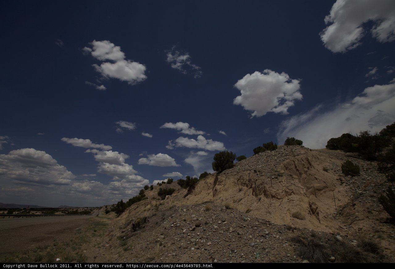 Rolling Clouds Over Santa Fe Sky