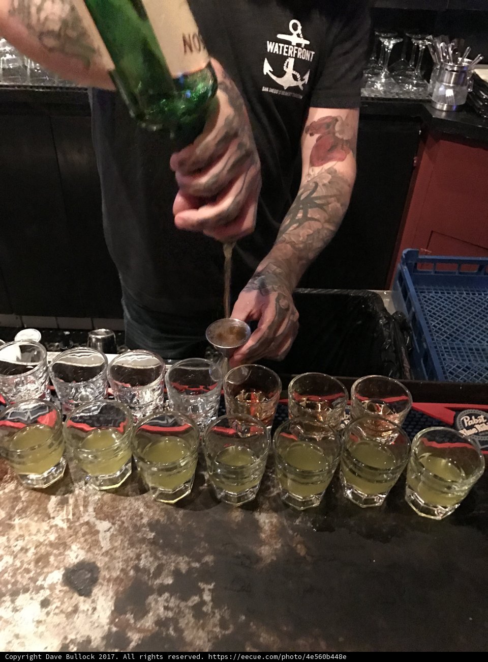 Pouring up at the Pub