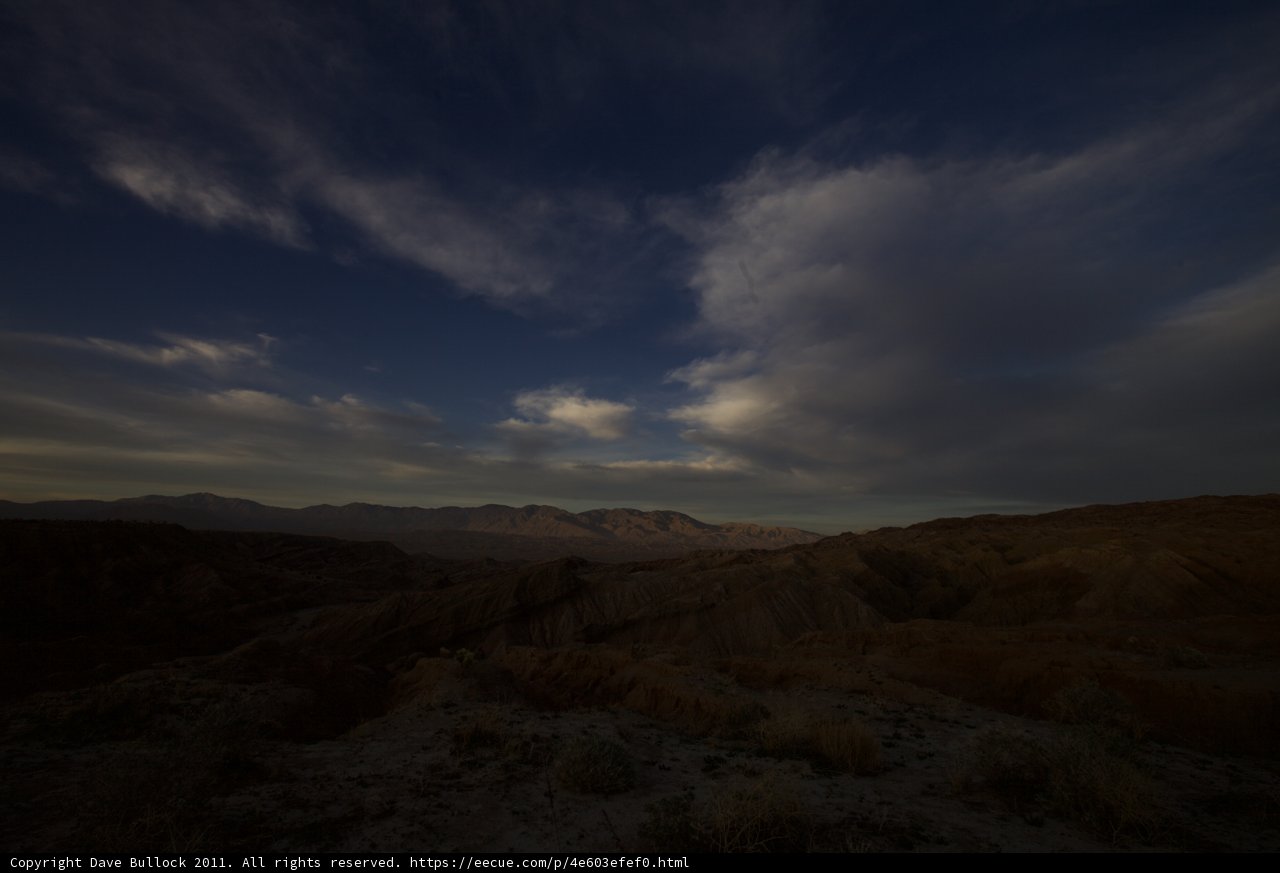 Stormy Skies over Anza Borrego