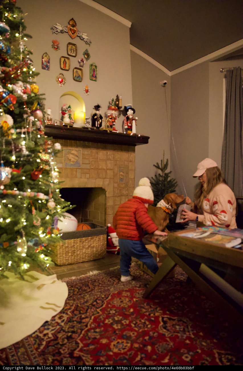 Christmas Magic Unfolds: Wesley and His New Toy