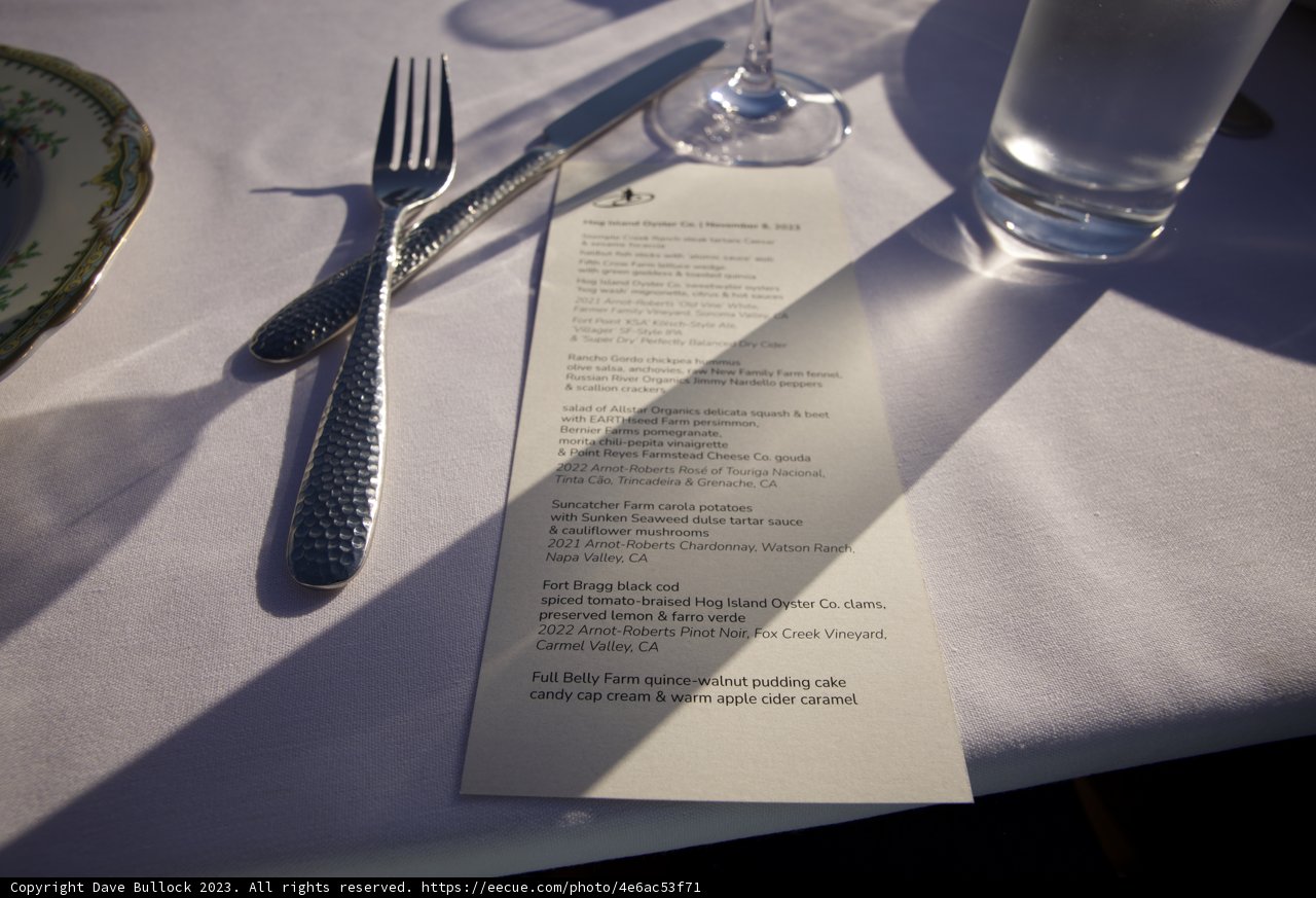 Culinary Delight at Hog Island Oyster Co.