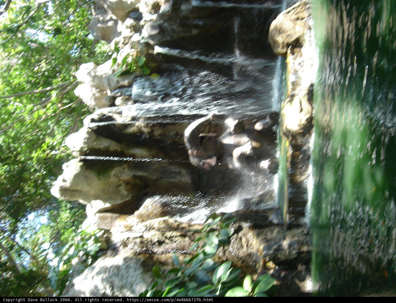 Slate Waterfall in the Rainforest