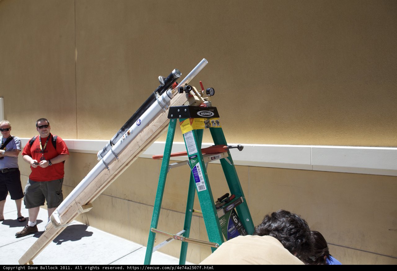Fixing Optical Equipment on a Ladder