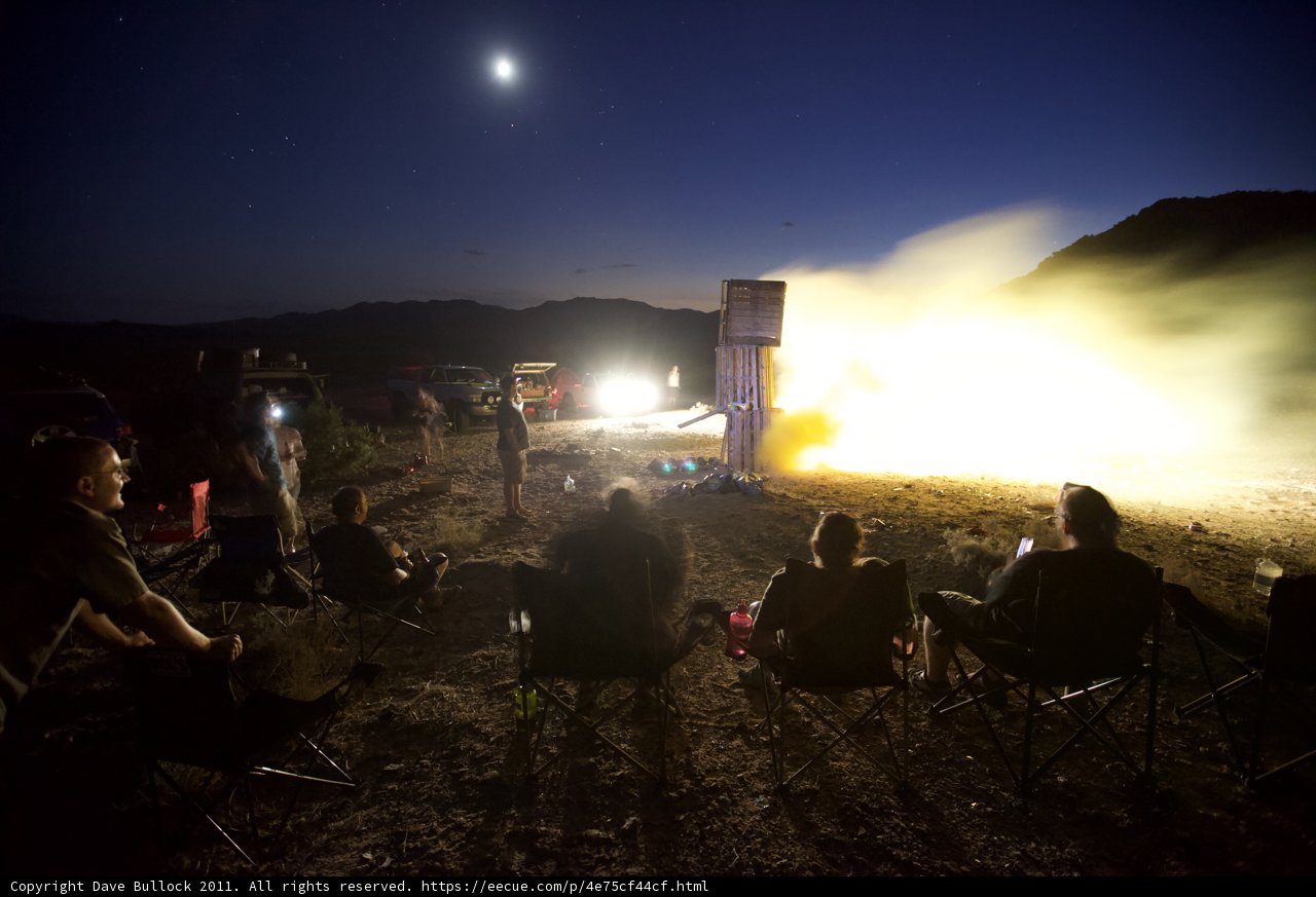 Rocket Launch Spectators