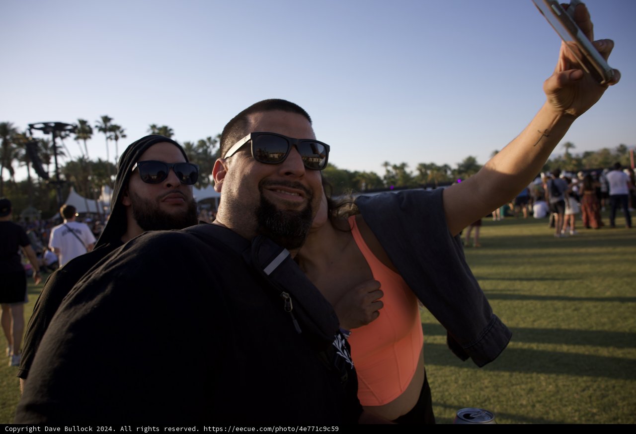 Sunset Selfies at Coachella