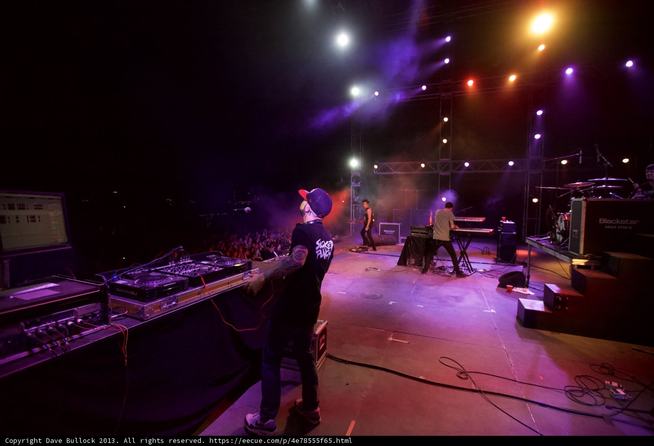 Lights, Music, and Crowd: A Concert Performance