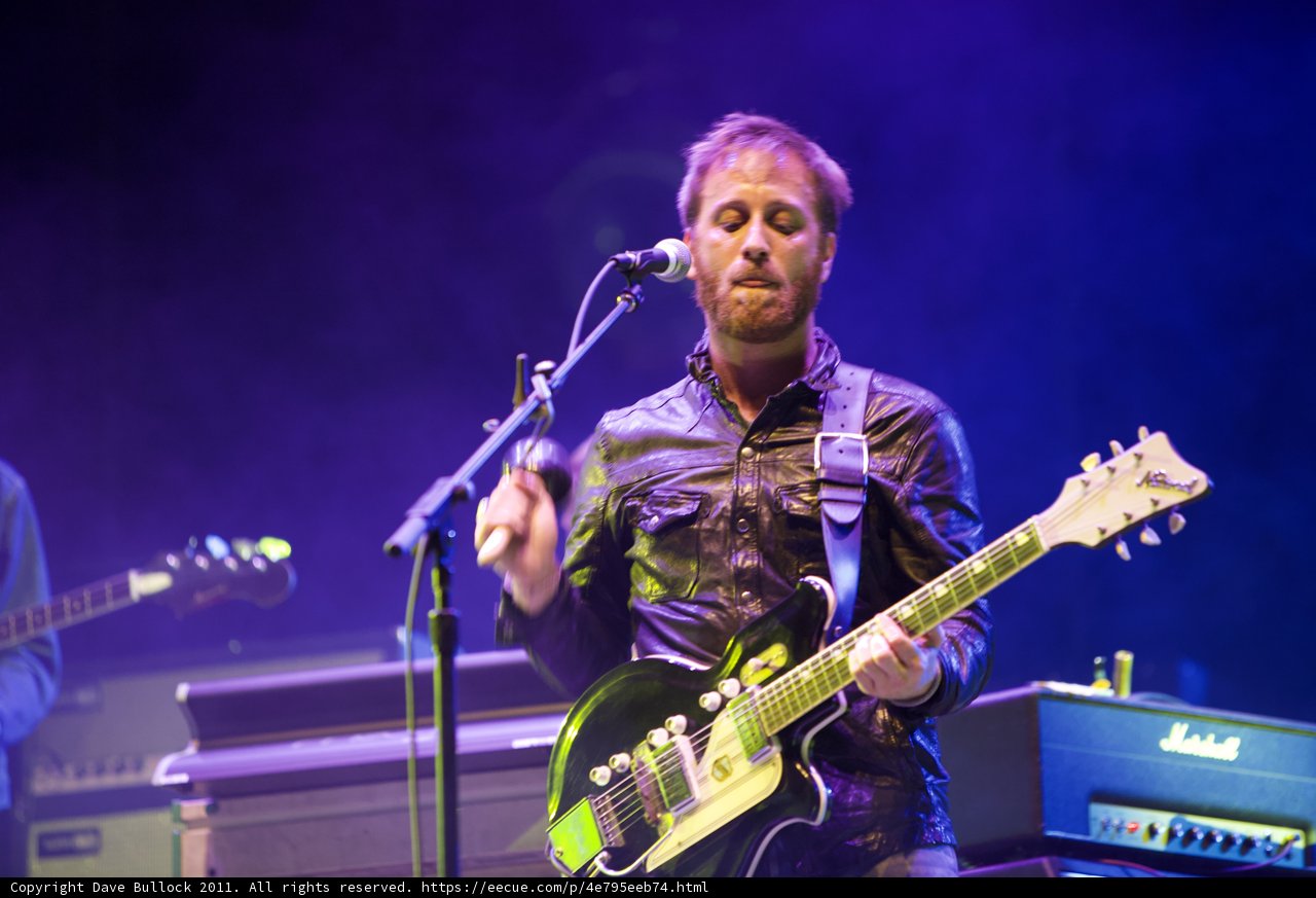 Dan Auerbach Rocks Coachella Stage with Guitar