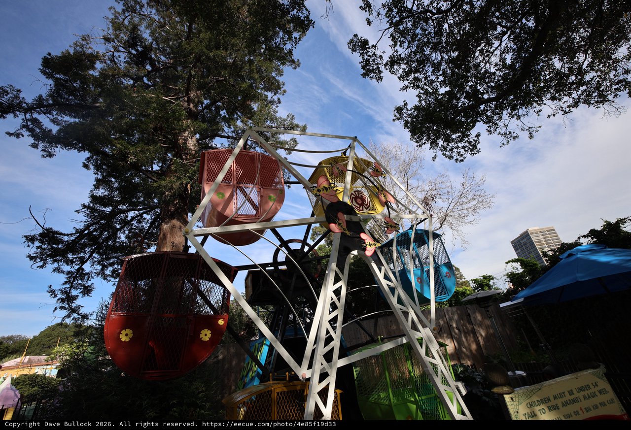 Vintage Ferris Wheel Ride at Twilight Park