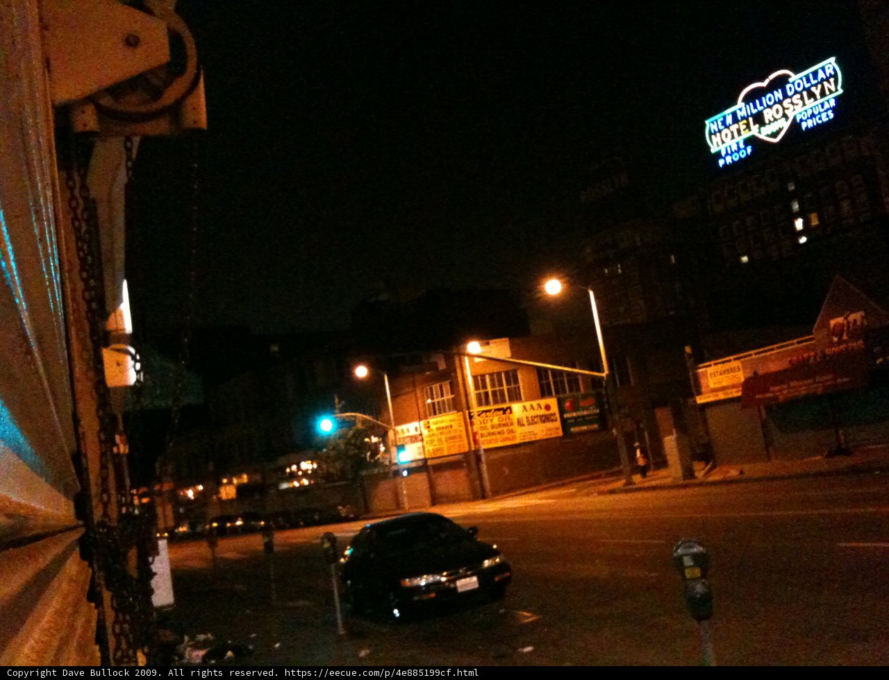 Nighttime Parking in the City