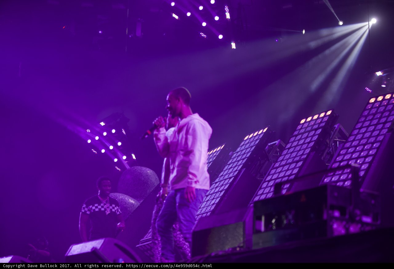 Gucci Mane Rocks the Stage Under Purple Lights