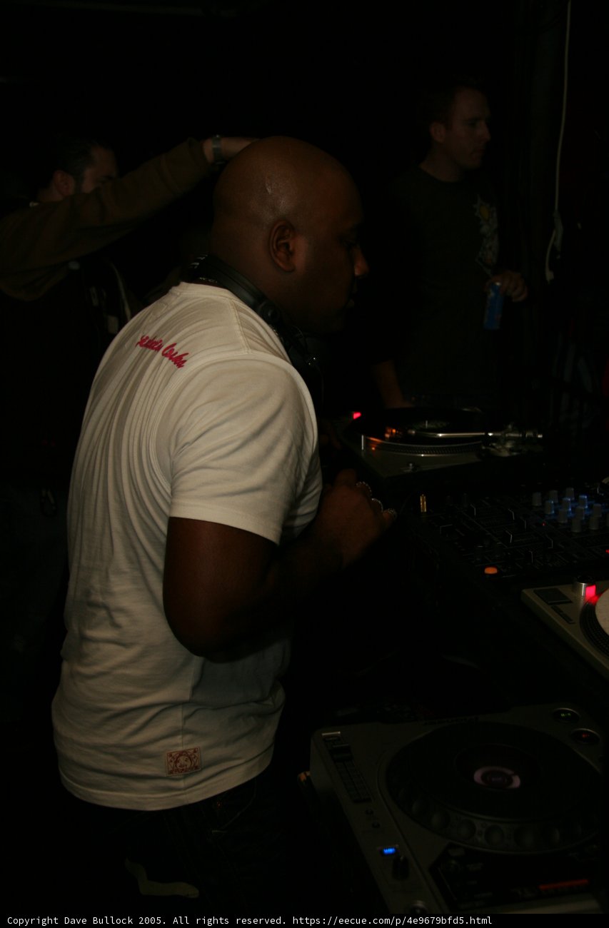 The Deejay in White
