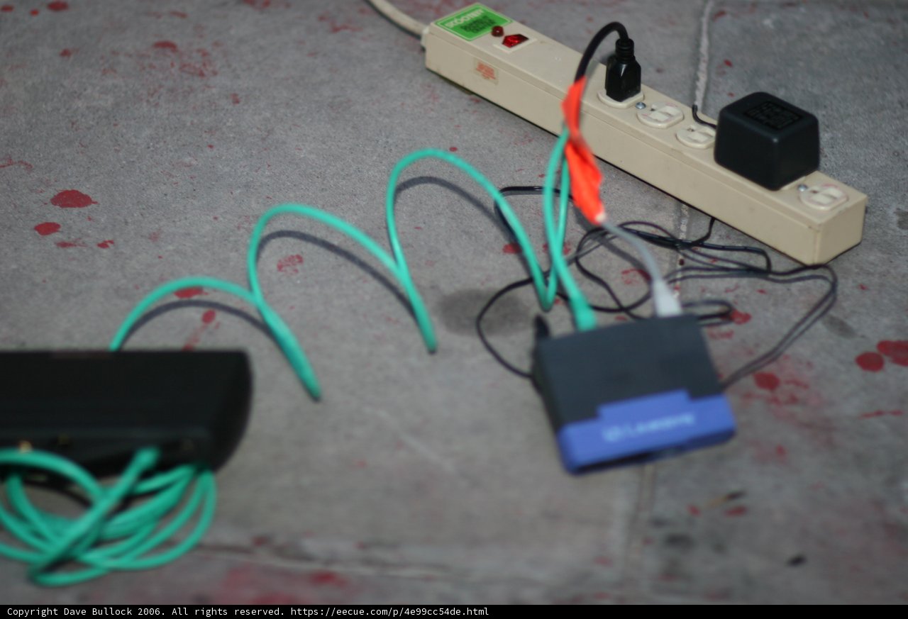 Power Strip on the Ground