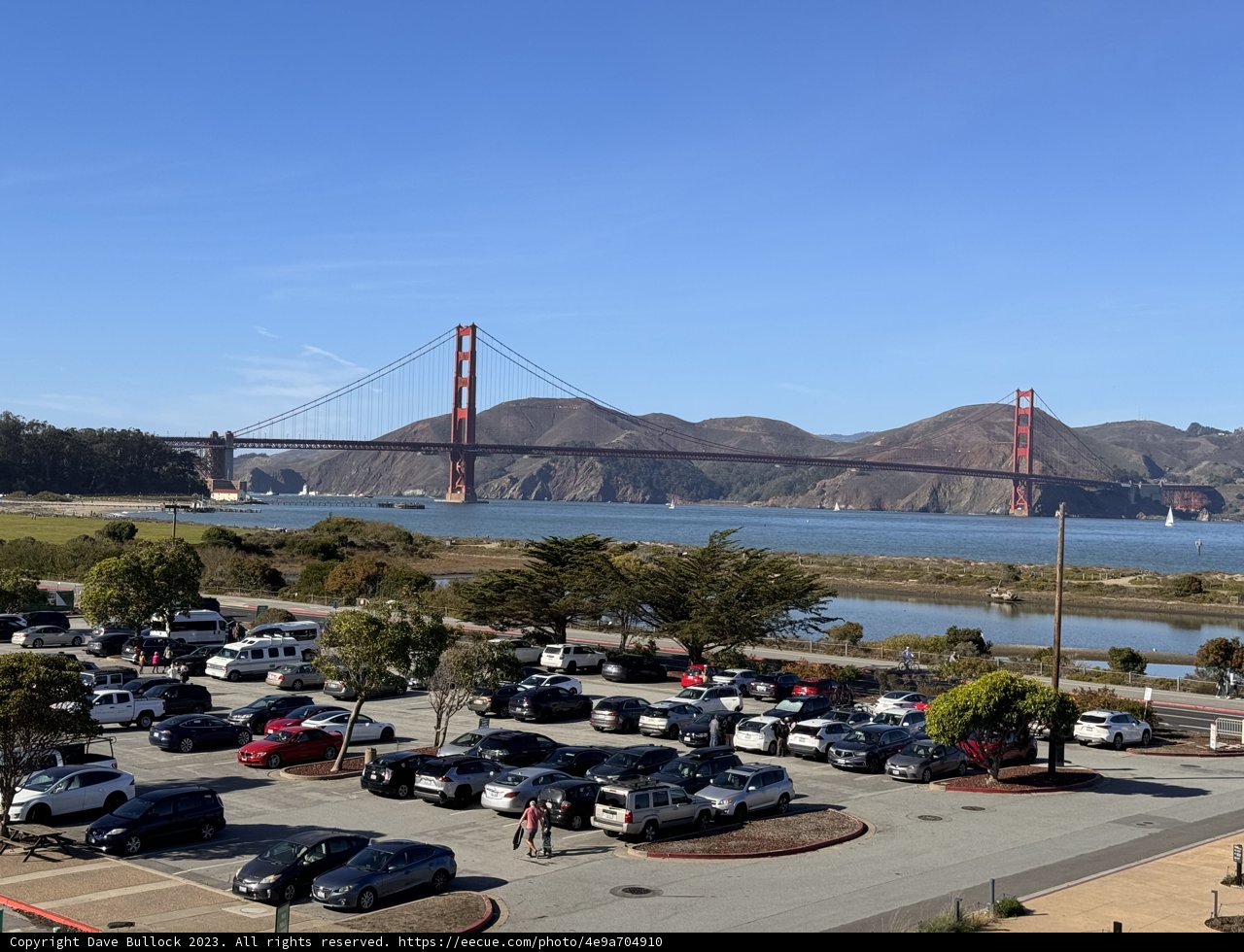 The Busy Ensemble of Cars, Bridge, and Nature