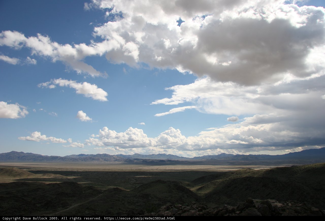 Majestic View of Cumulus Clouds from a Hill