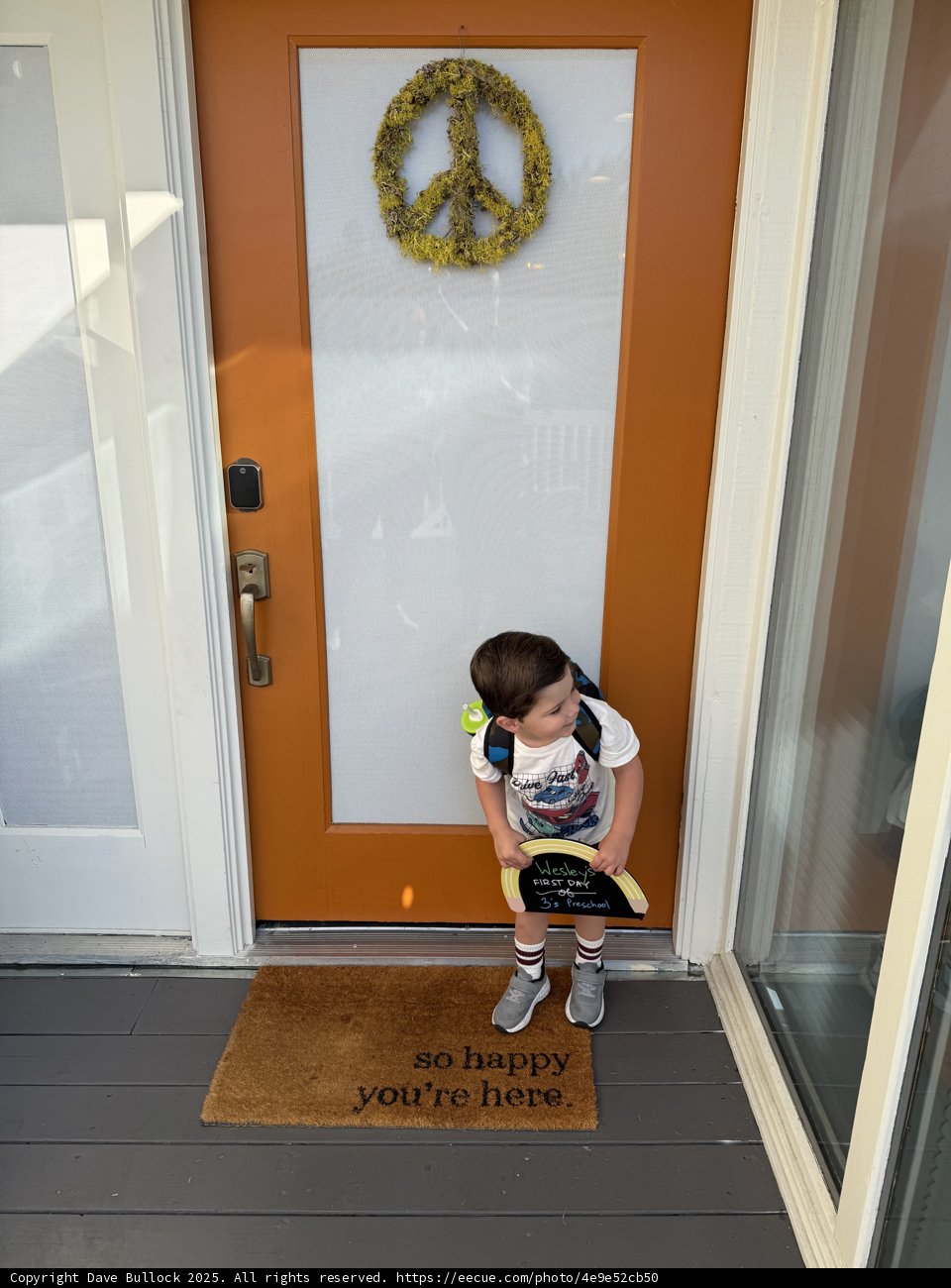 First Day of Preschool