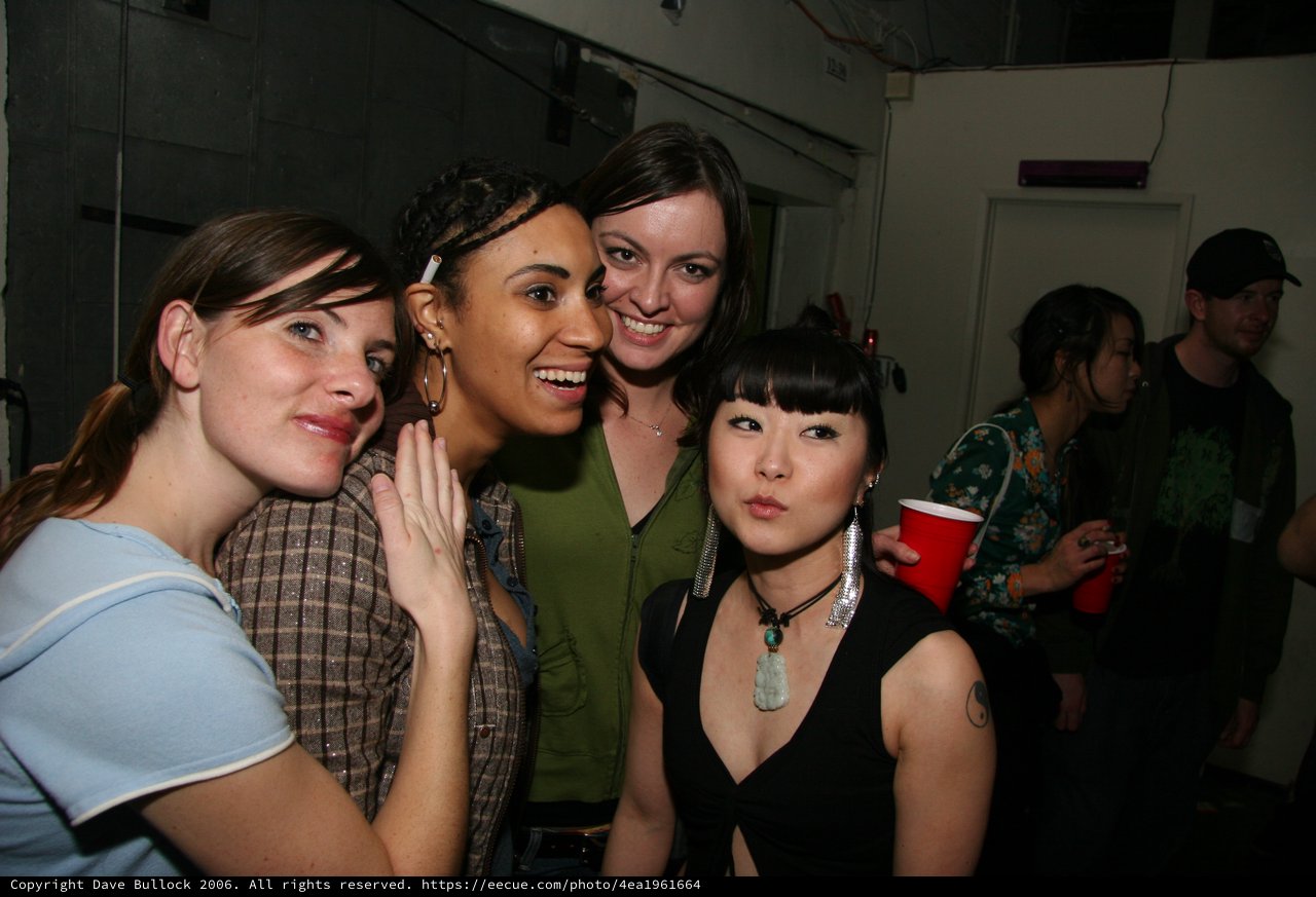 Four Friends Celebrate New Year's Eve 2005