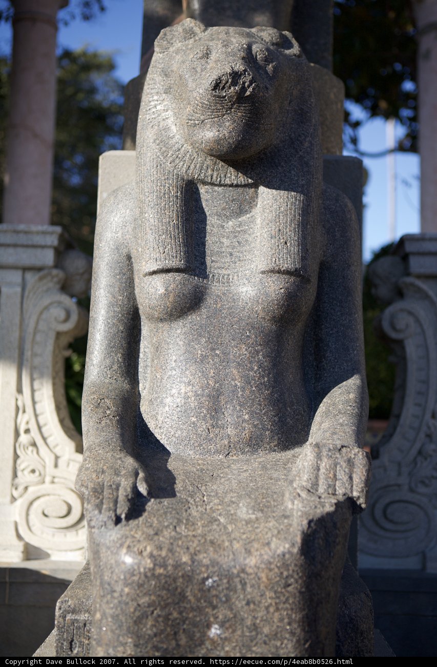 Majestic Lion Statue at Hearst Castle
