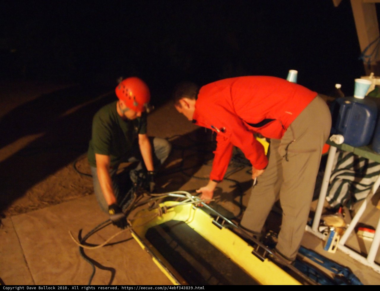 Nighttime Boat Repair