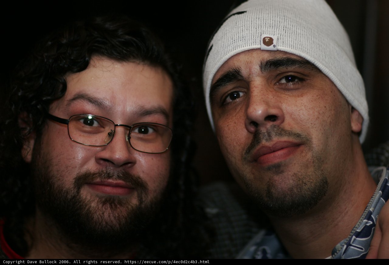 Two Men Strike a Pose