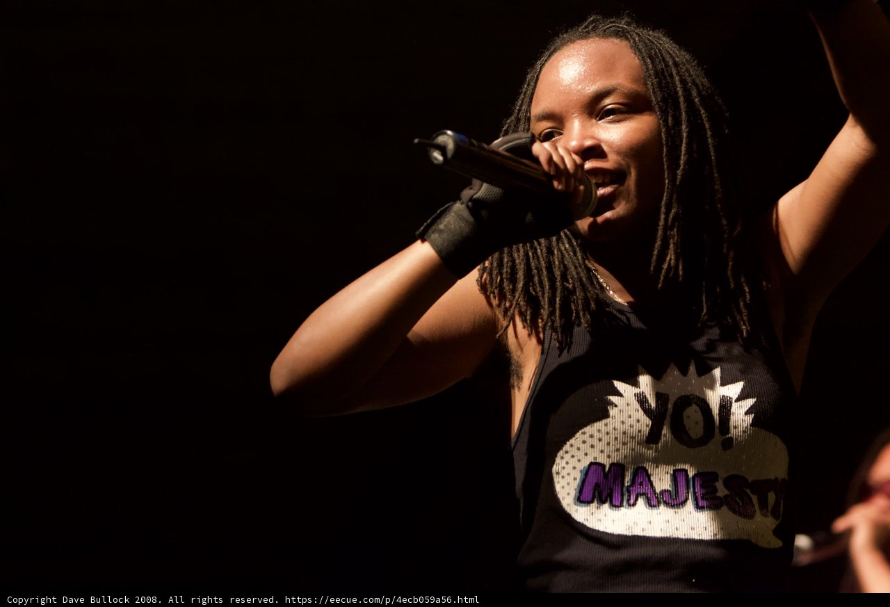 Dreadlocked Diva Rocks Coachella Stage