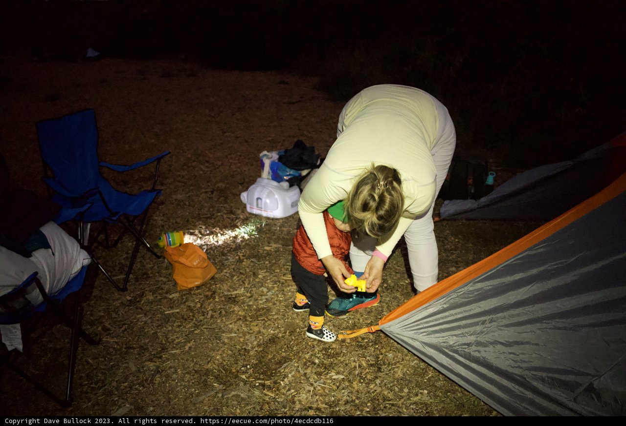Adventurous Moment in Presidio: First Family Camping Trip