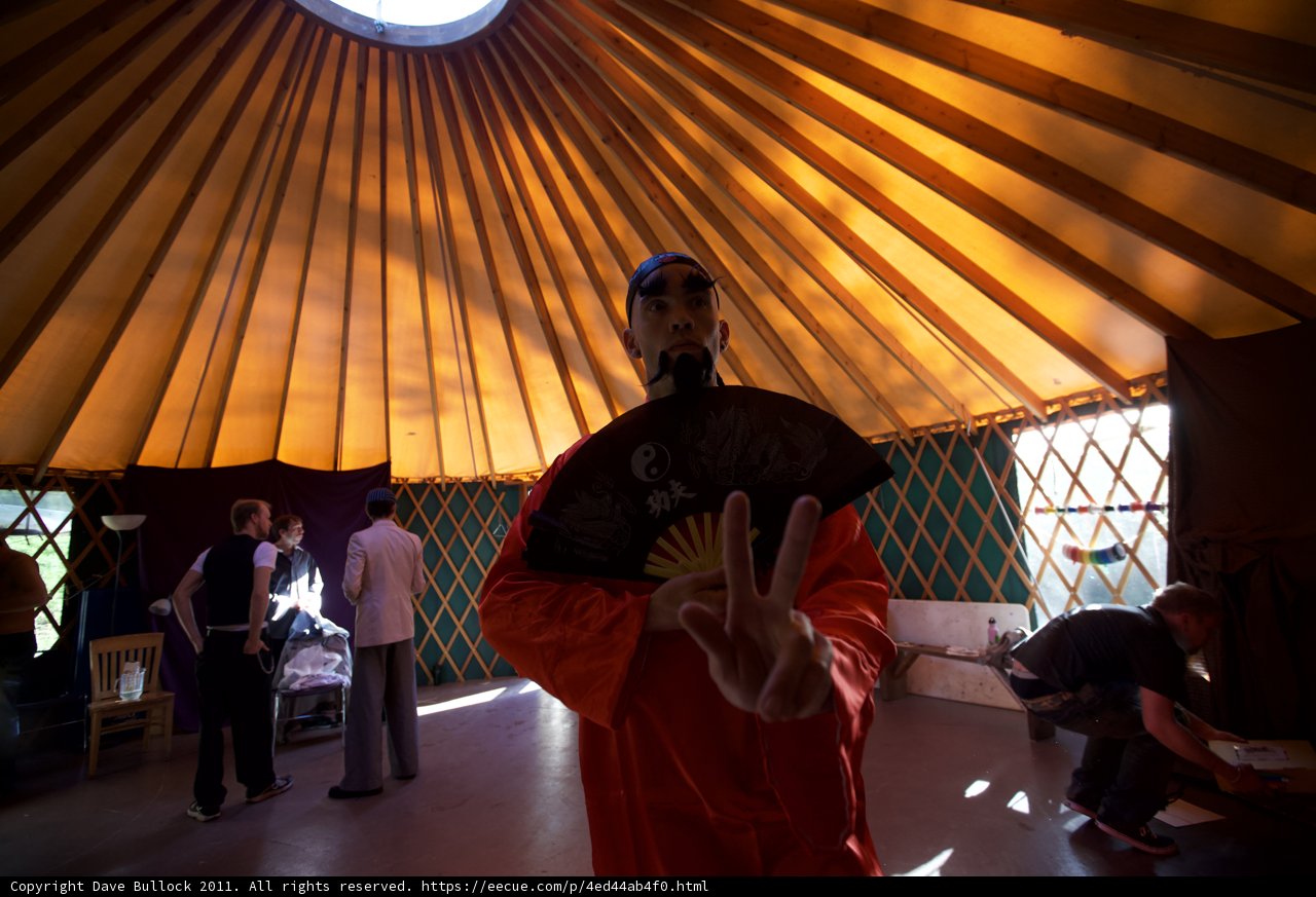 The Orange Robe Monk in the Yurt