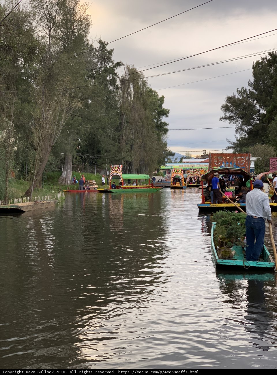 Boats Cruising Along the Canal