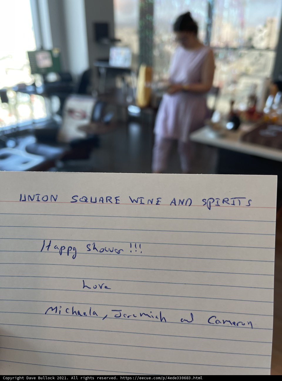 Woman Presents Important Document