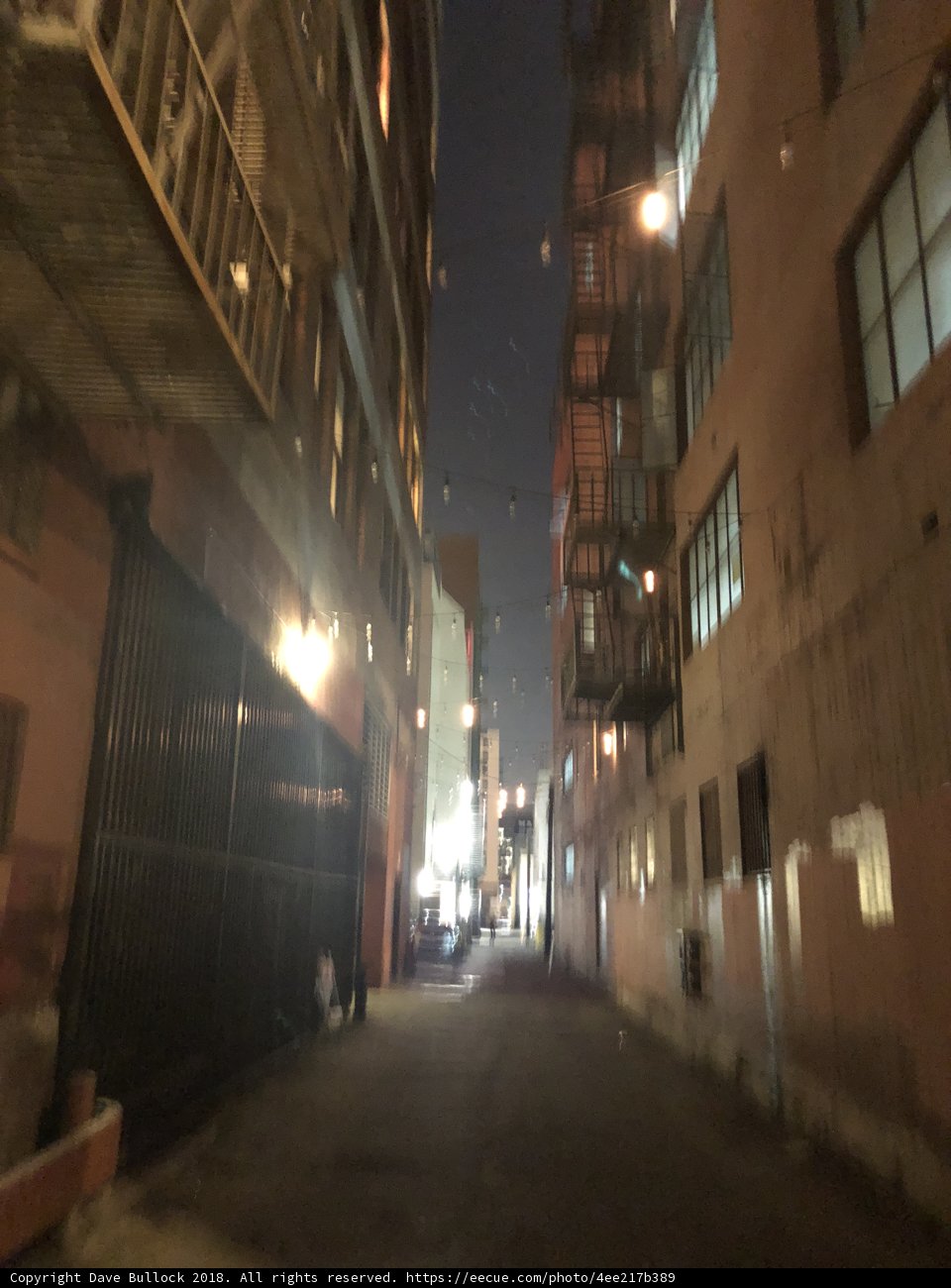 Nighttime stroll in the city