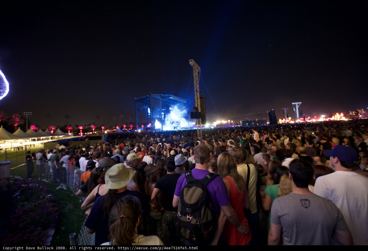 Night Time Fun at Coachella Festival