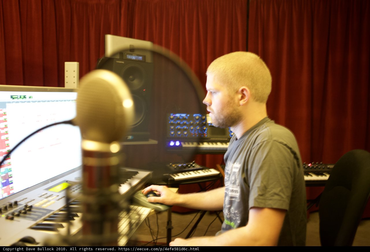 Man in the Recording Studio