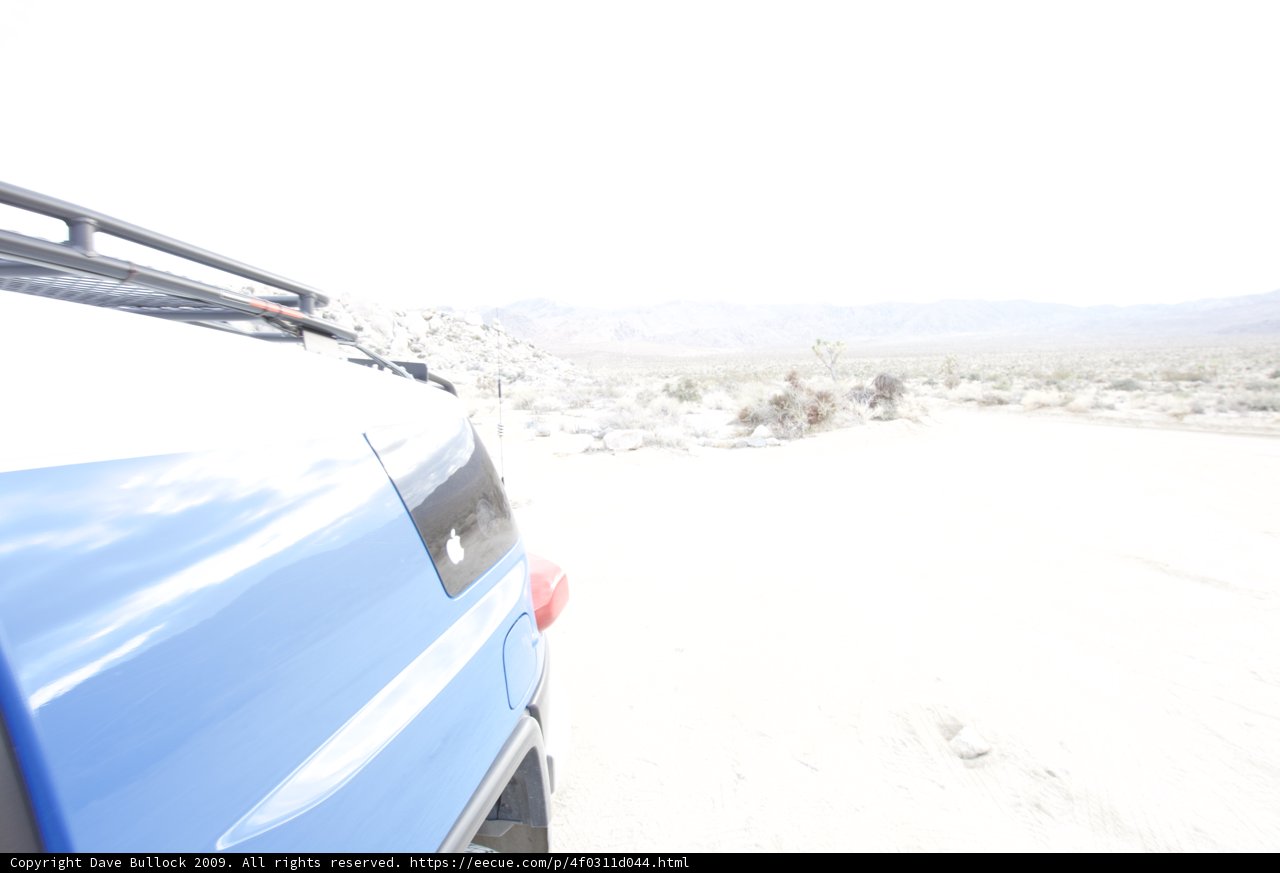 Driving Through the Frozen Desert