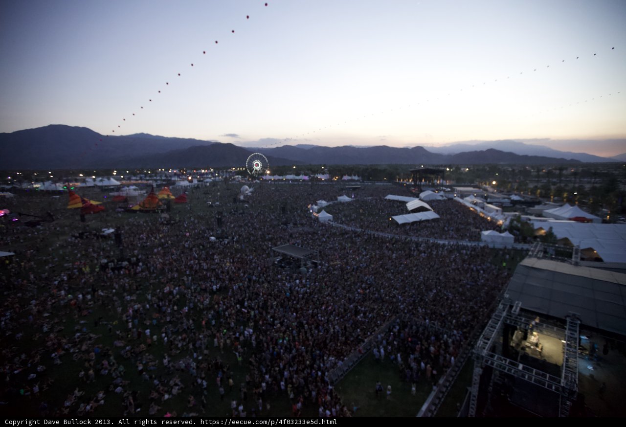 Coachella Concert Crowd