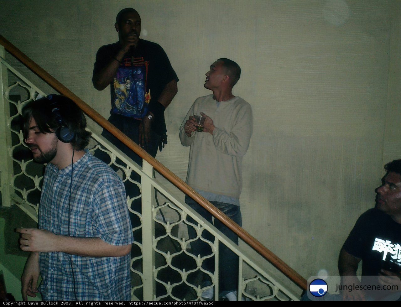 Group of People Posing on a Stairway