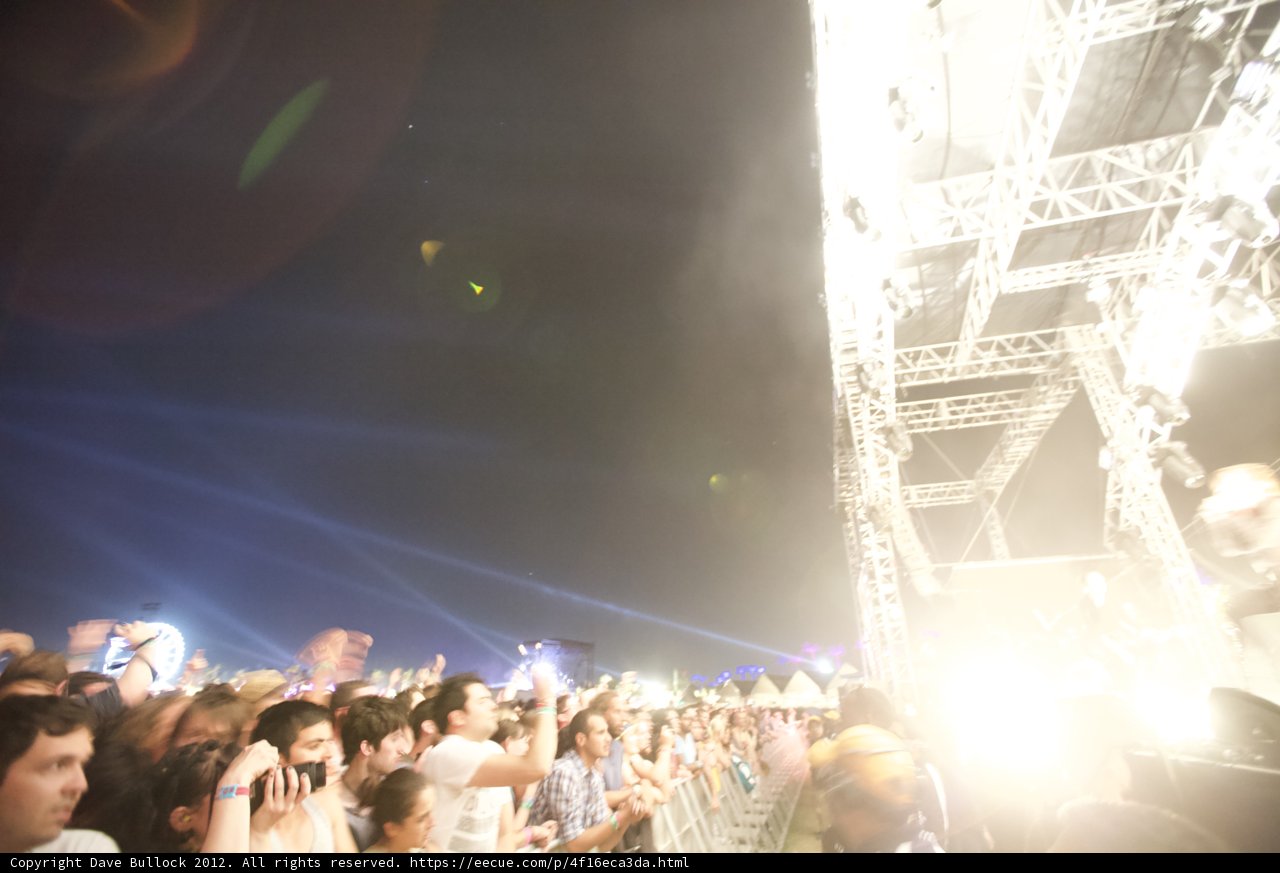 Lights, Crowd, and Music: A Rocking Concert at Coachella
