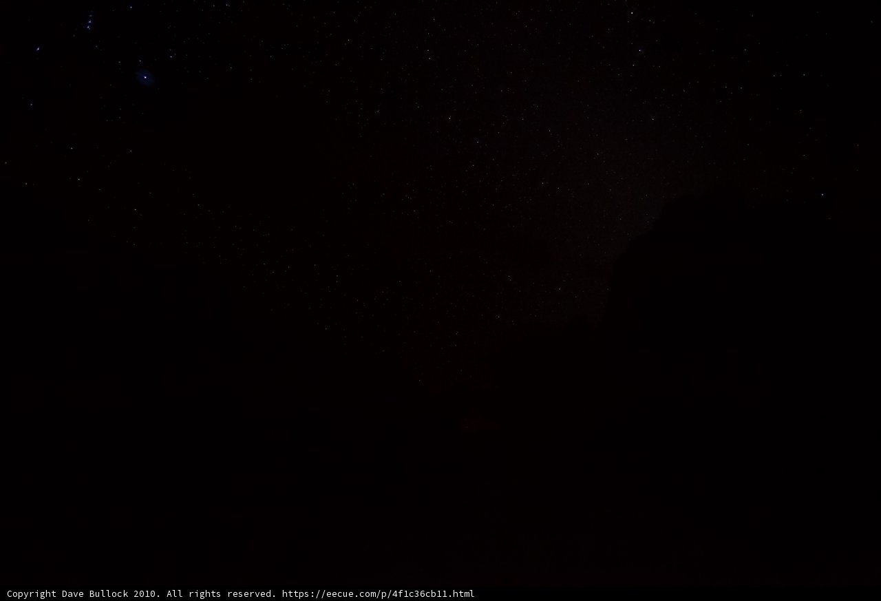 Starry Night Sky