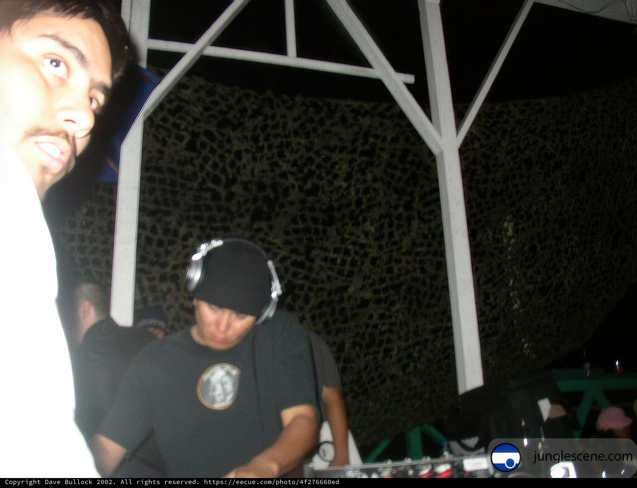 DJ Performance at Outdoor Night Event