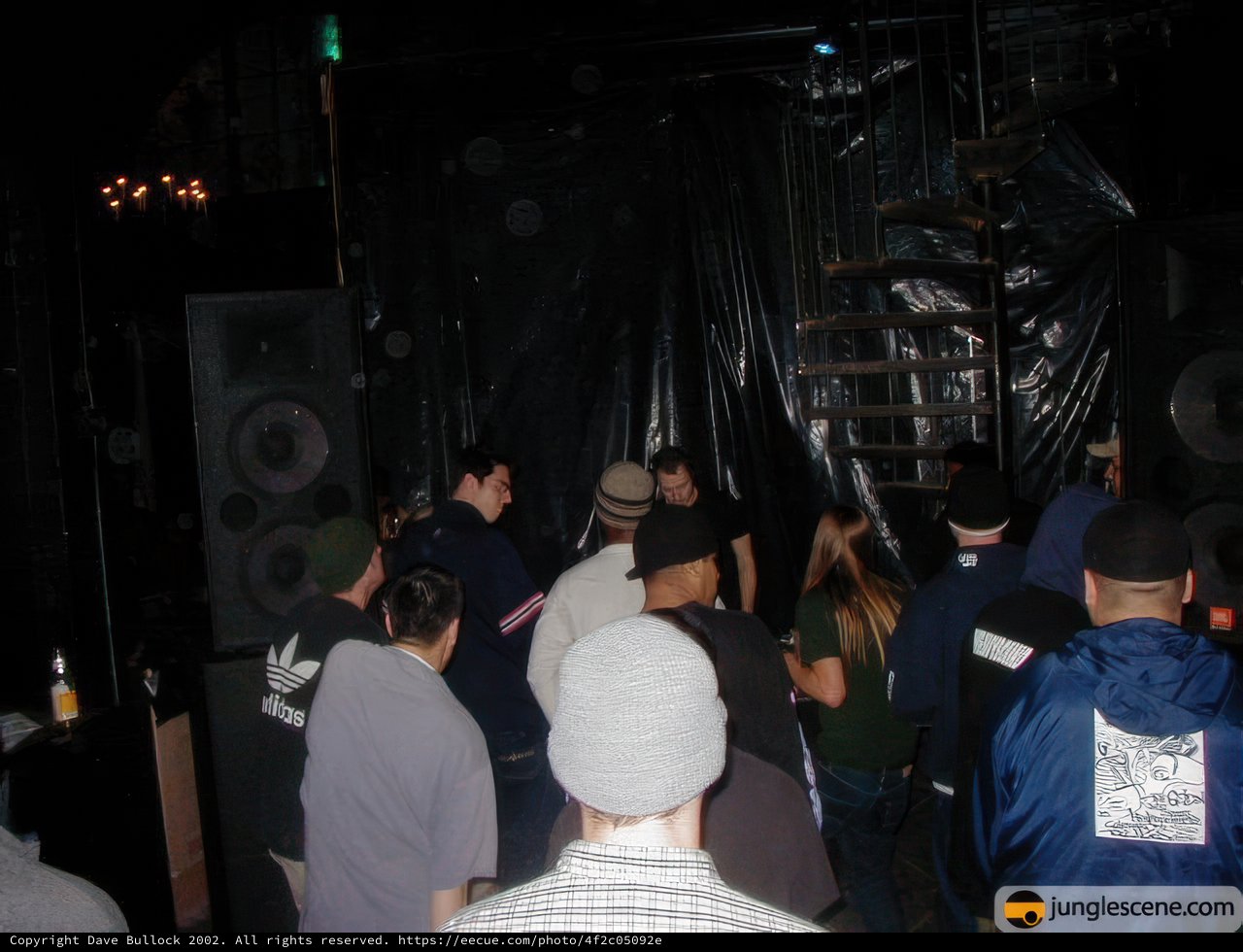 Nightclub Crowd in a Dark Room