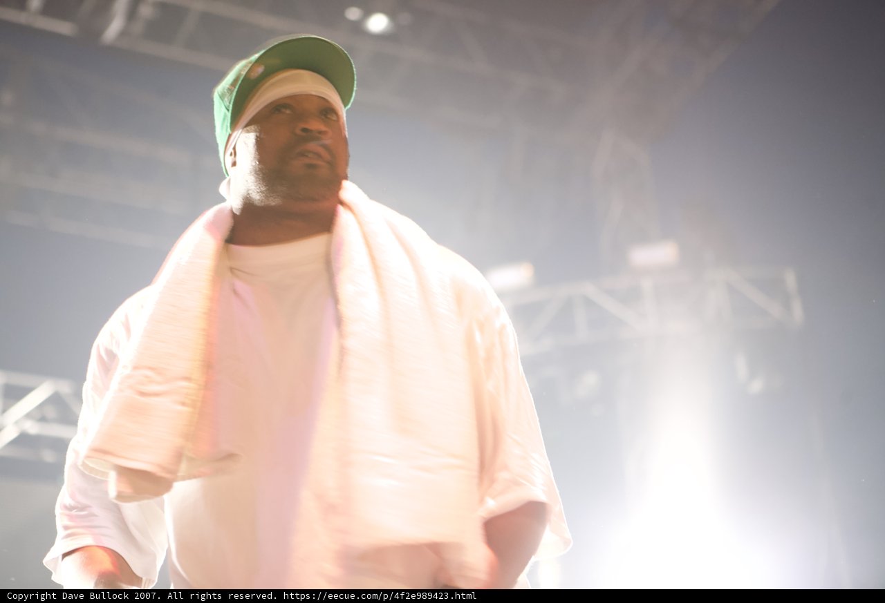 Ghostface Killah Rocks Coachella in Green Hat
