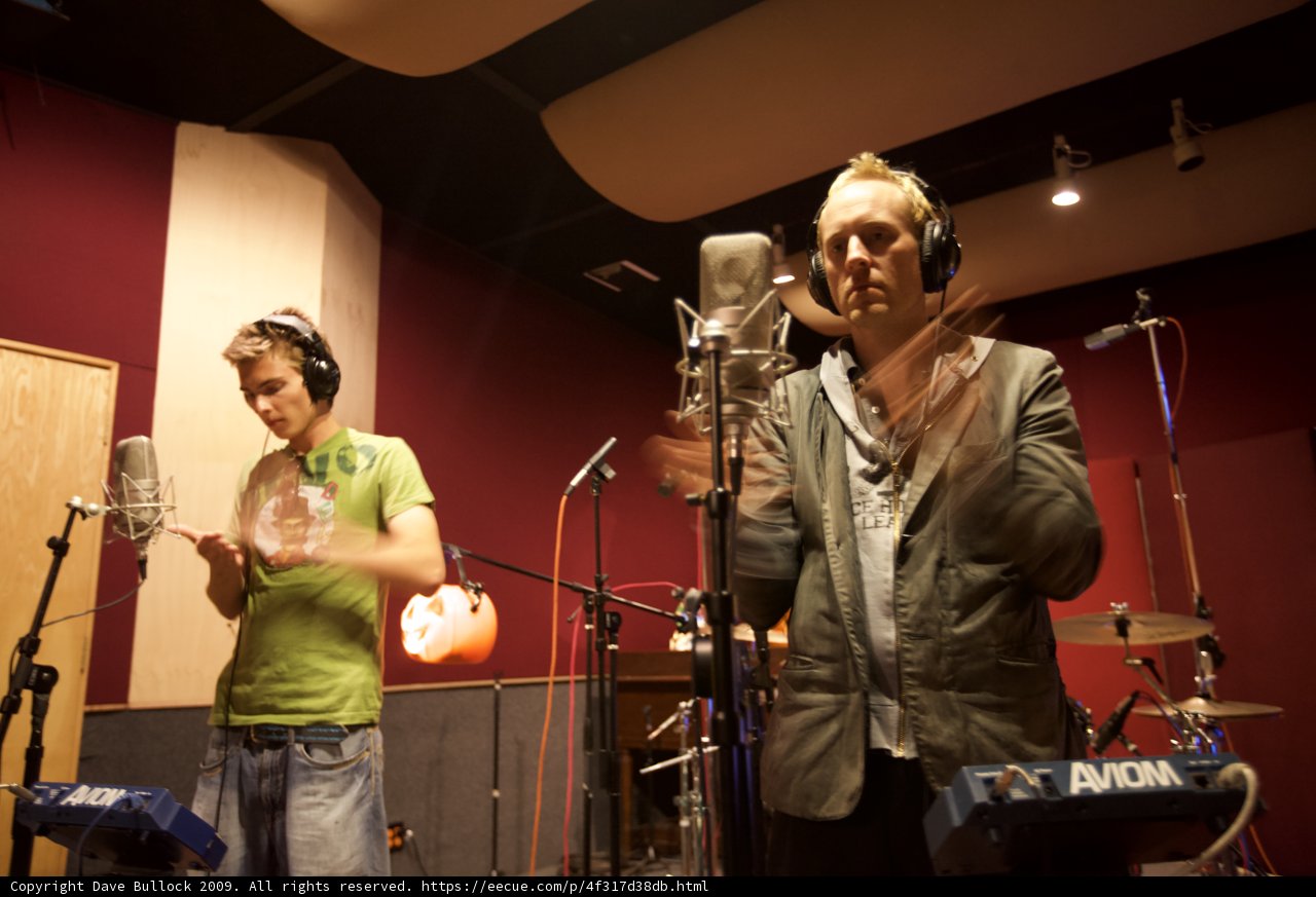 Recording session with Josh Freese