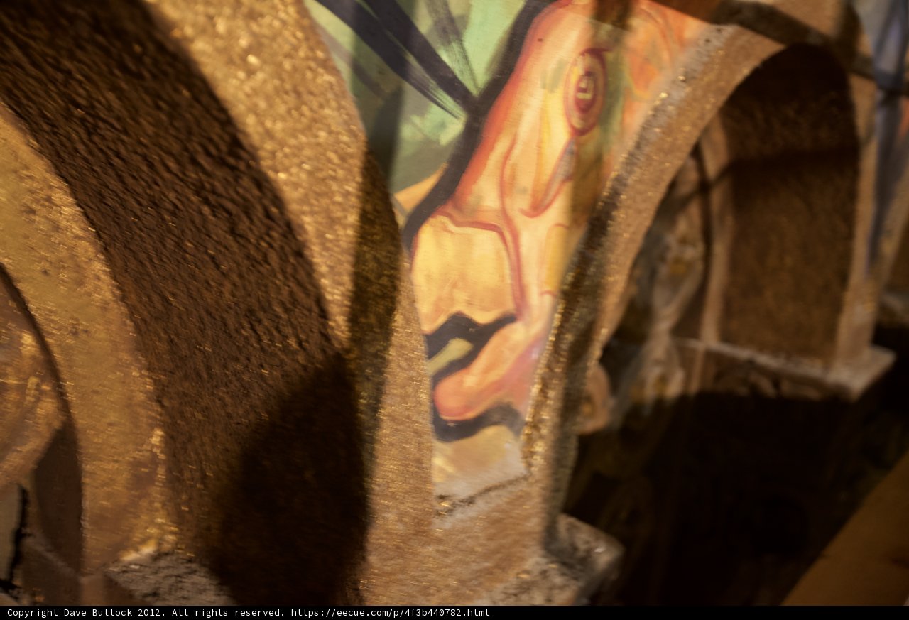 Cryptic Painting on Building