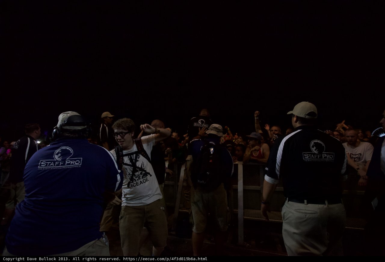 Nighttime Crowd at Coachella