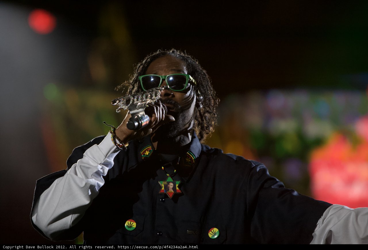 Snoop Dogg and Bob Marley unite on stage