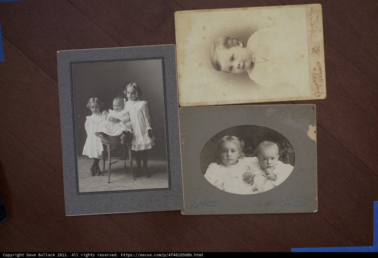 Past Memories: Three Children on the table