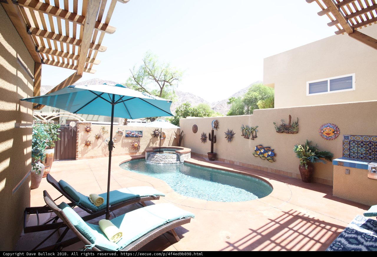 Serene Villa Patio with Pool