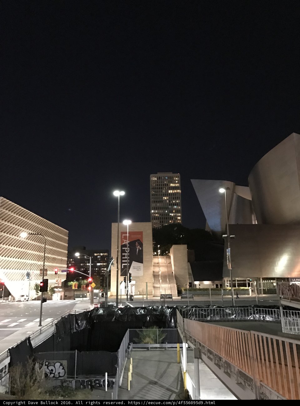 Walt Disney Concert Hall at Night