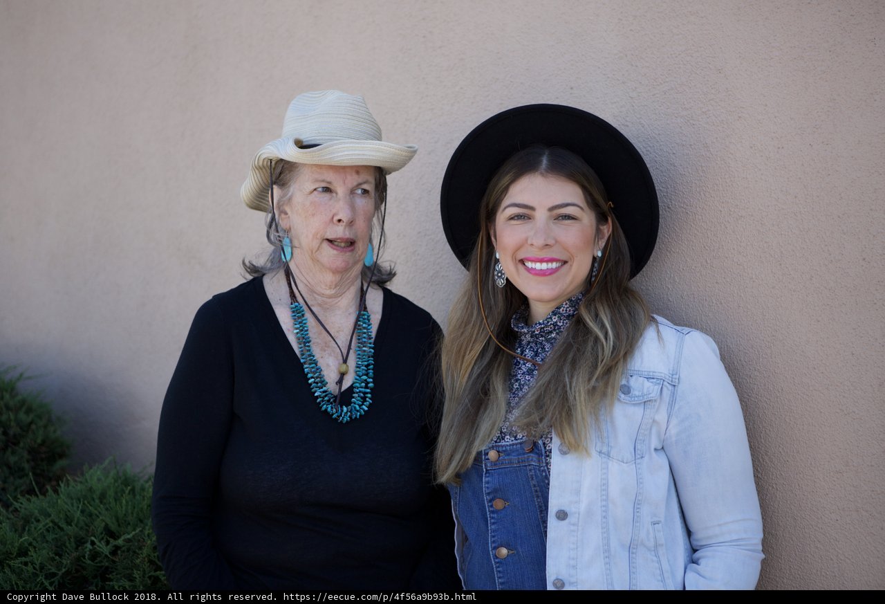Two Women Sporting Stylish Hats