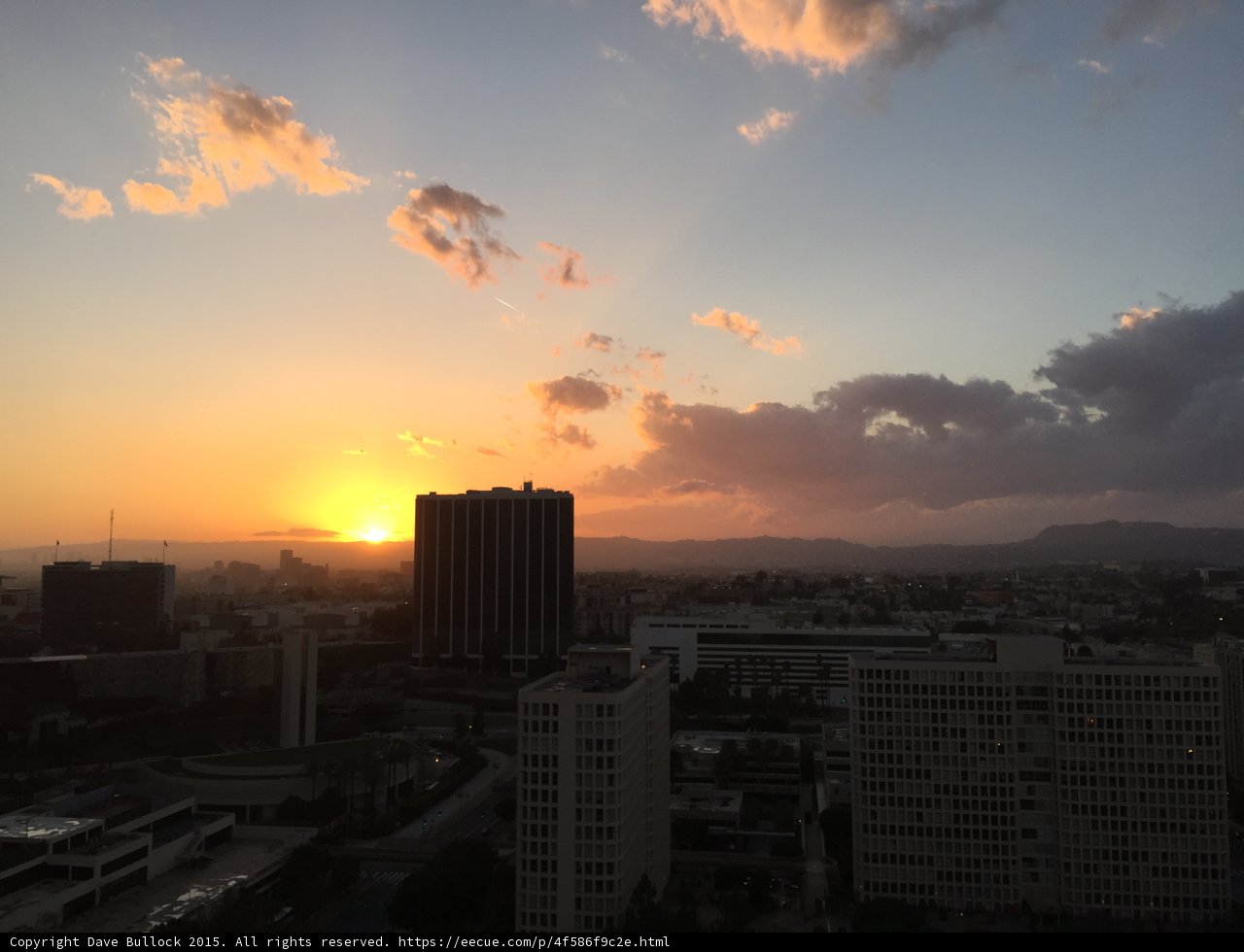 Haiti's Urban Sunset
