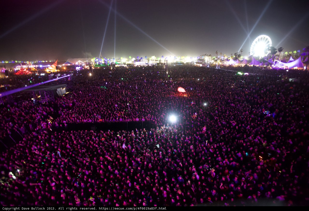 Illuminating the Night Sky at Coachella